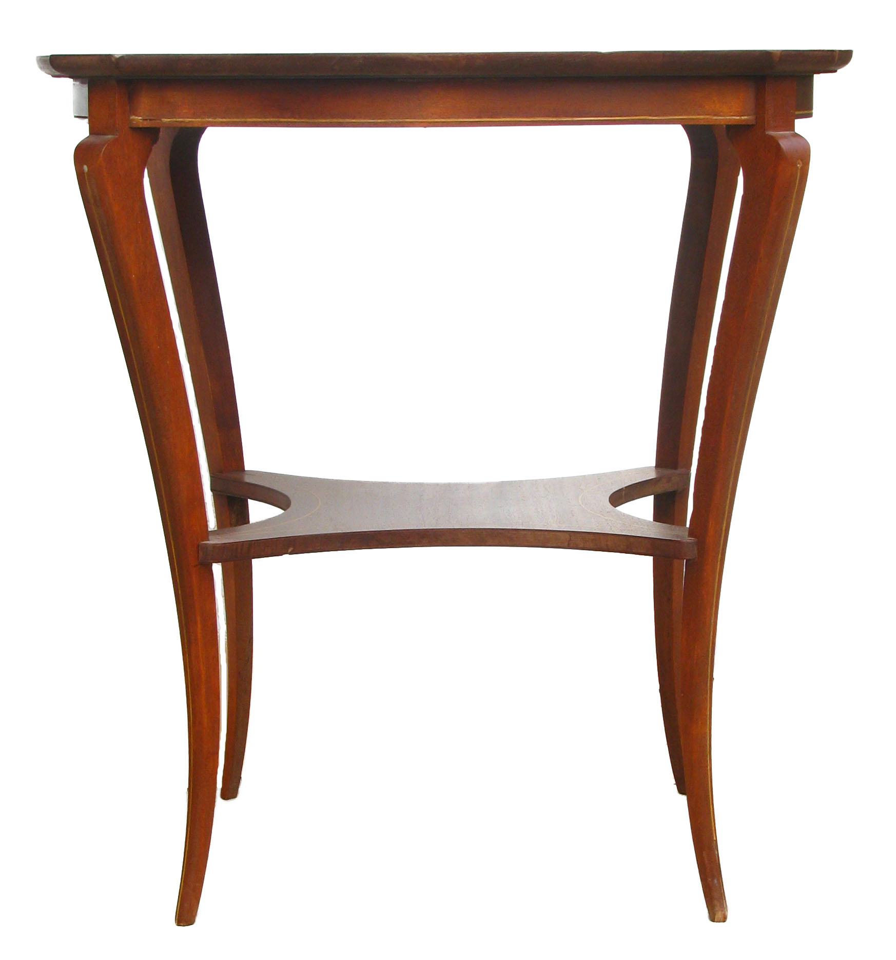 KlismosStyle Inlaid Wood Accent Table