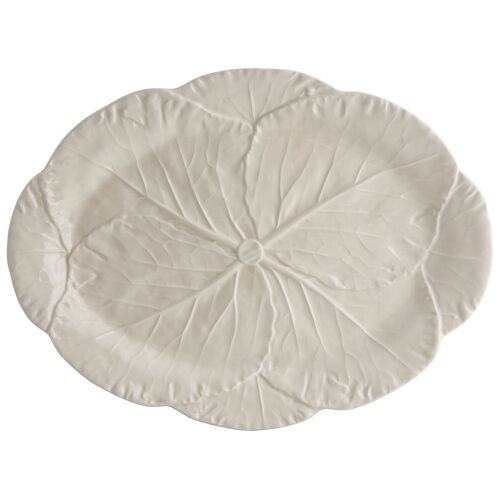 Cabbage Oval Platter, Beige~P76964978
