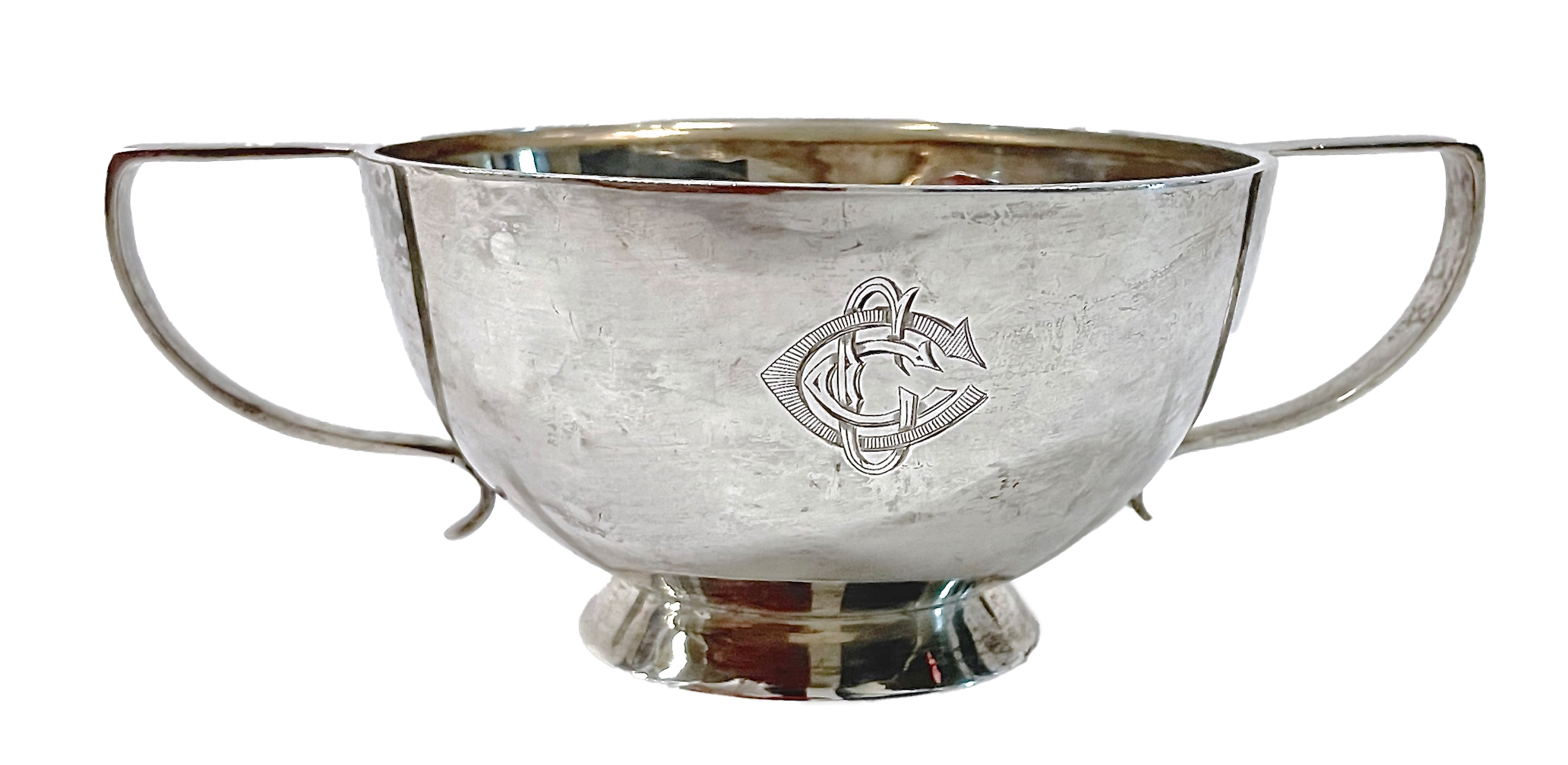 Silverplated Monogrammed Trophy Cup~P77623475