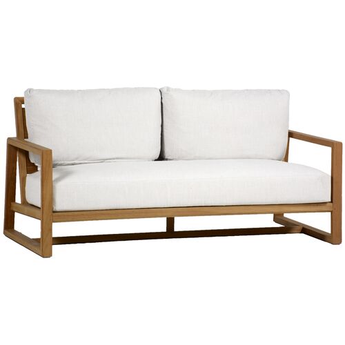 Avondale Outdoor Teak Loveseat