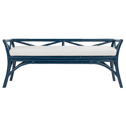 Charlotte Bench, Navy~P77363803