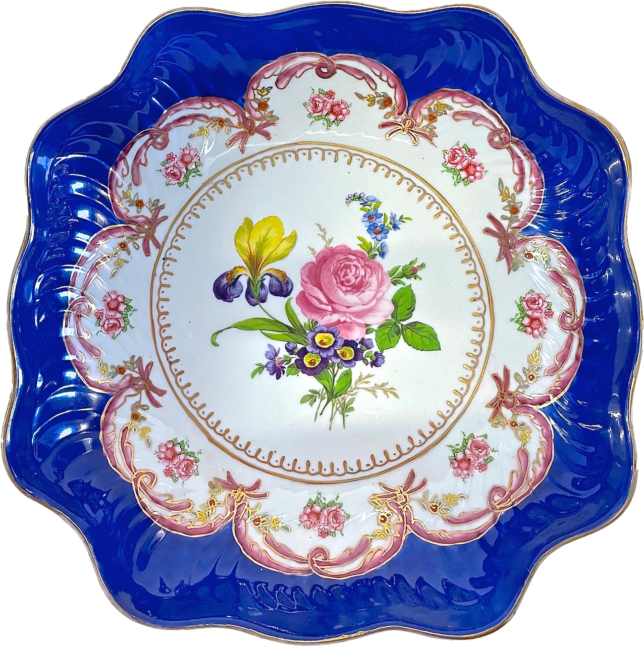 Paris Royal Porcelain Floral Dish~P77662324