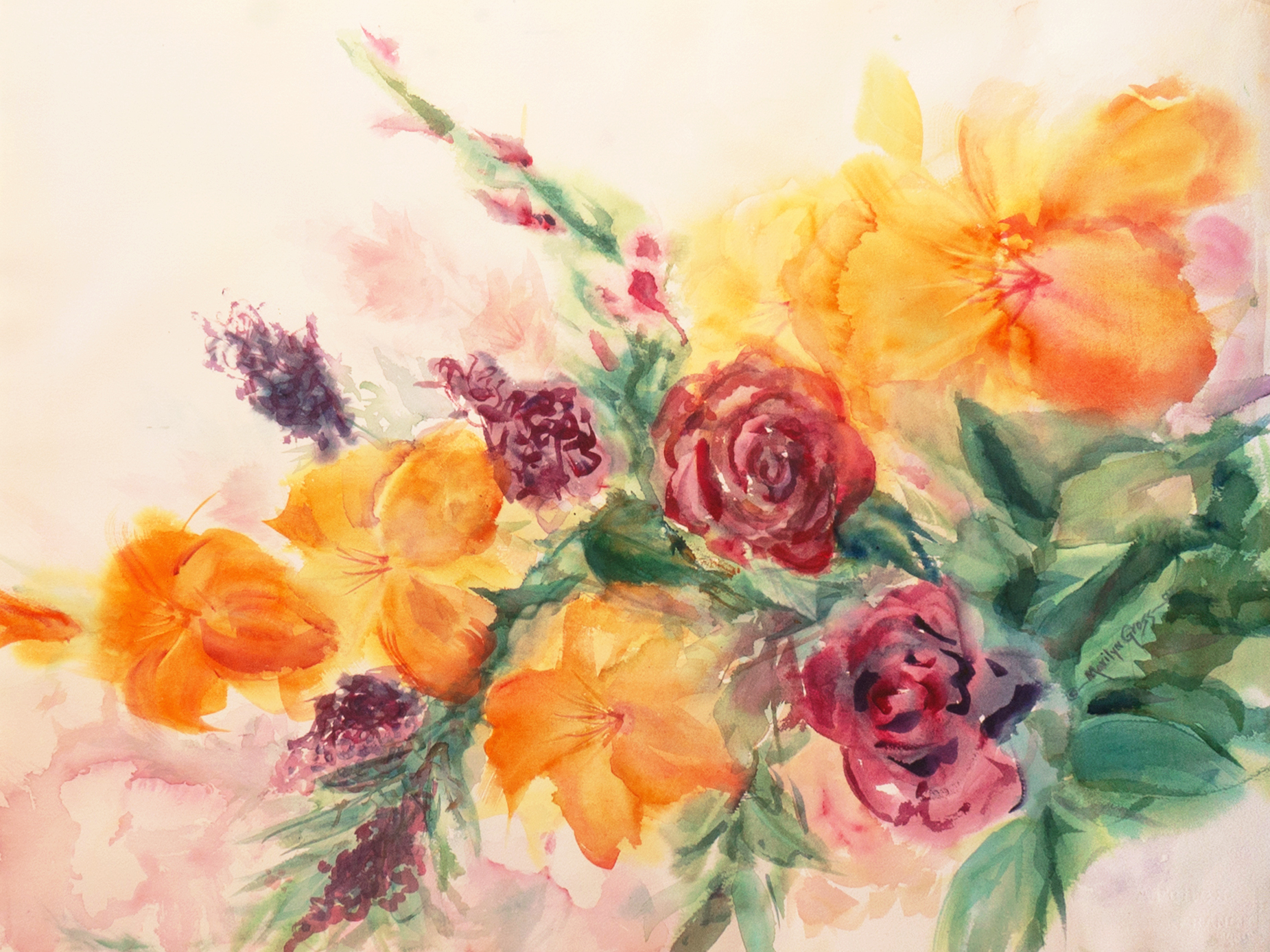 Summer Bouquet, 1984', Marilyn Gross~P77679111