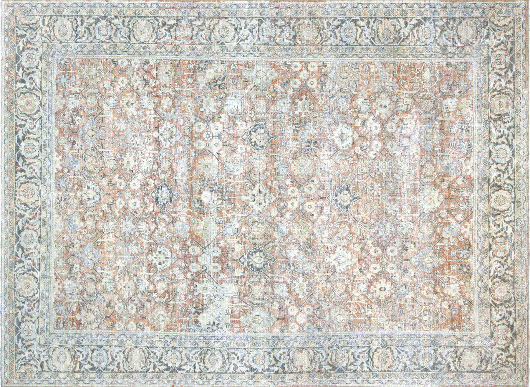 1920s Persian Mahal Rug, 9' x 12'3"~P77629171