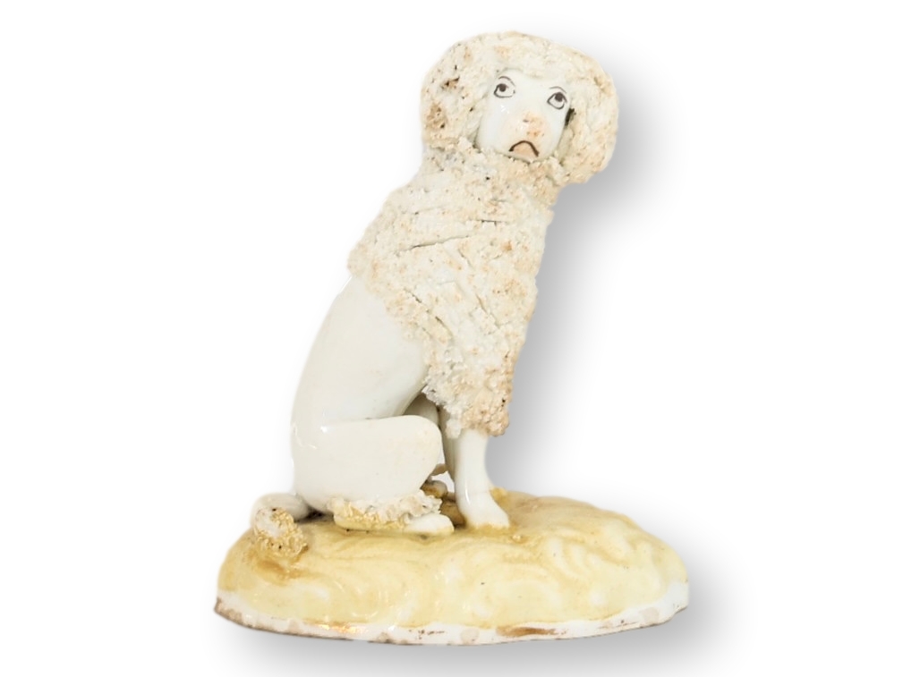 Antique French Porcelain Poodle~P77718904