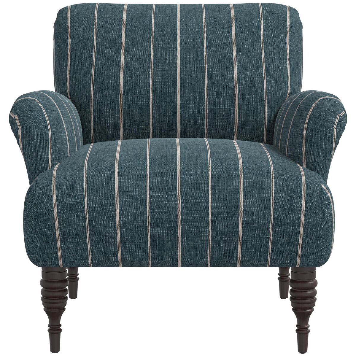 Nicolette Club Chair, Pinstripe | One Kings Lane