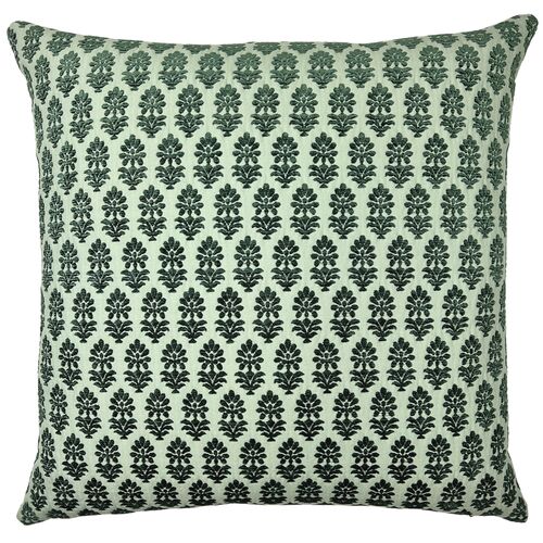 Francie 22x22 Textured Block Print Pillow Francie 22x22 Textured Block Print Pillow