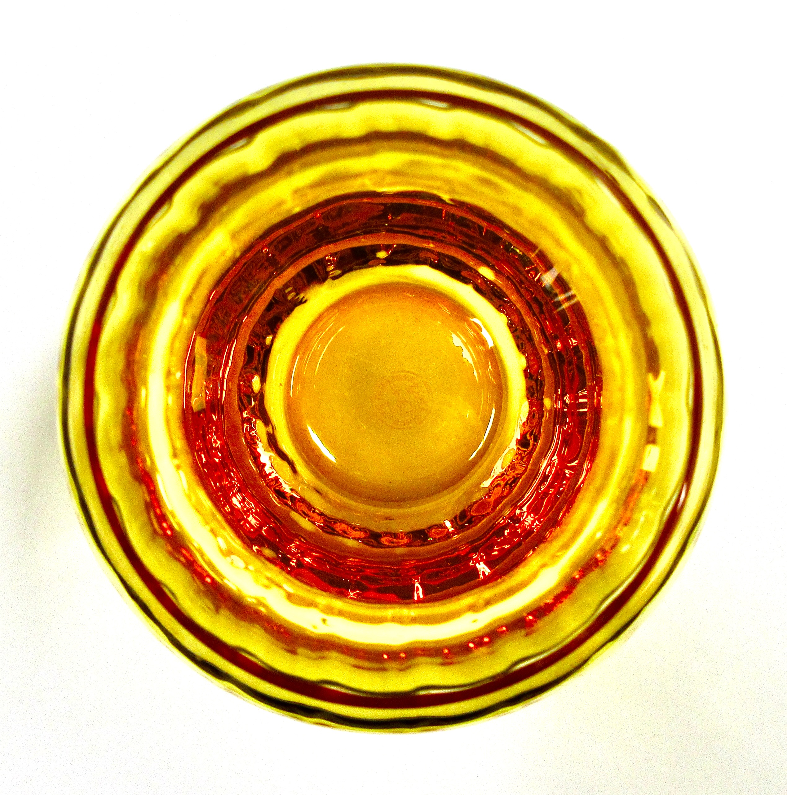 Baccarat Golden Amber Naiades Vase~P77671992