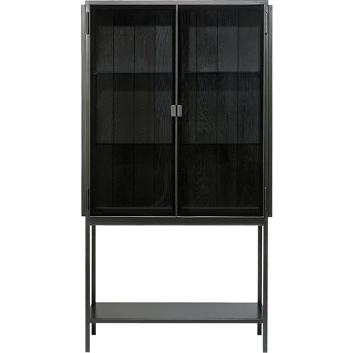 Anders 63" Tall Storage Cupboard, Black~P77647158