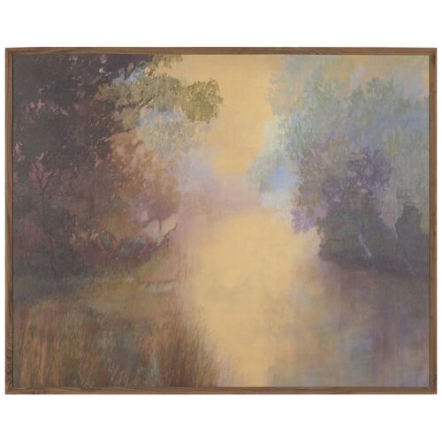 As Within, So Without Painting by Aileen Fitzgerald, Rustic Walnut Frame As Within, So Without Painting by Aileen Fitzgerald, Rustic Walnut Frame