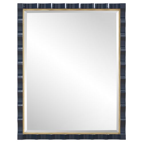 Emilia Wall Mirror, Blue