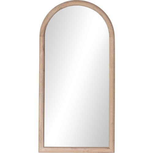 Killian Arched Wood Floor Mirror~P111116583