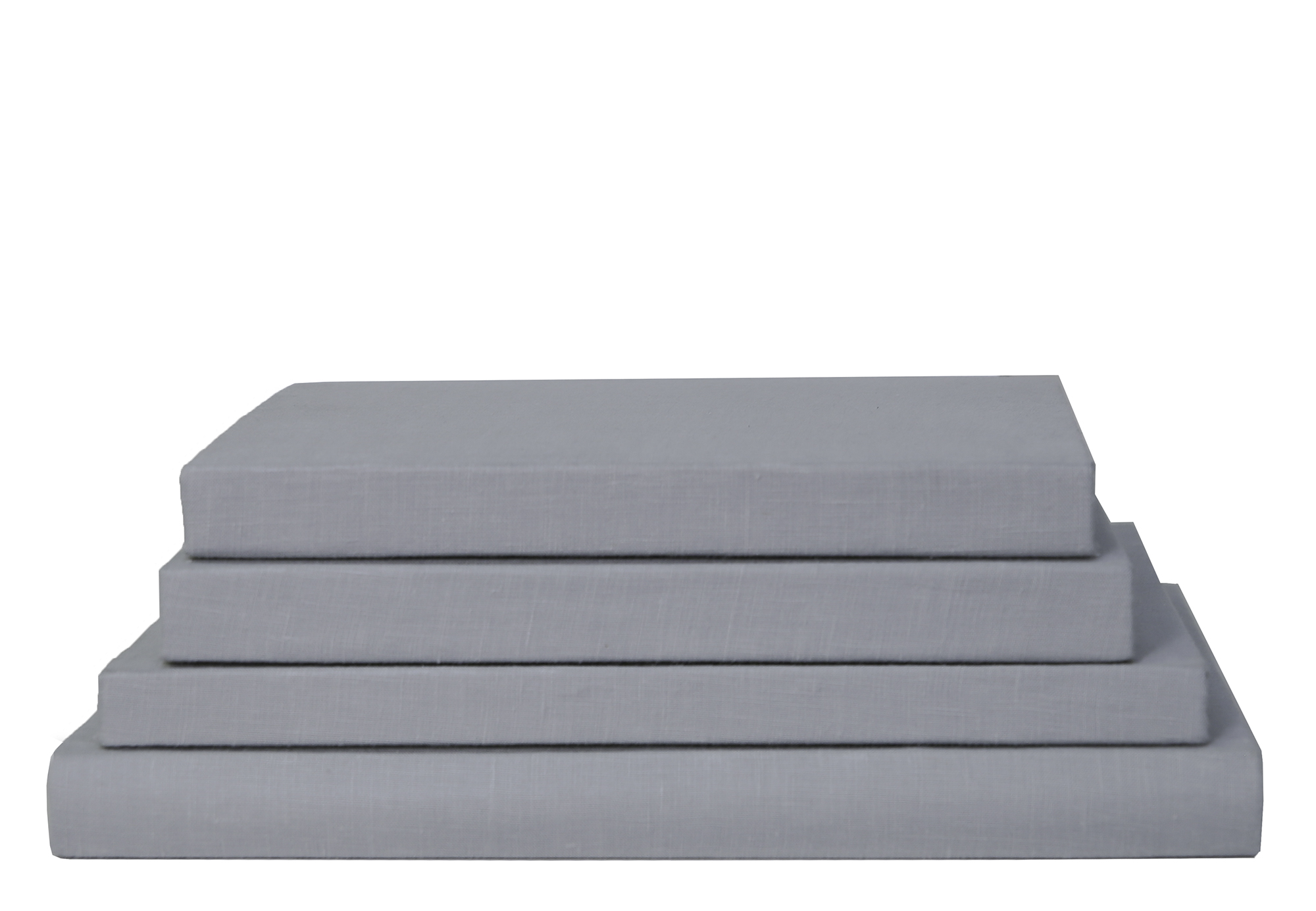 Linen Wrapped Coffe Table Books by the Foot, Marble