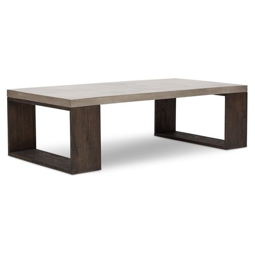 Heritage Coffee Table, Gray/Brown~P77579138