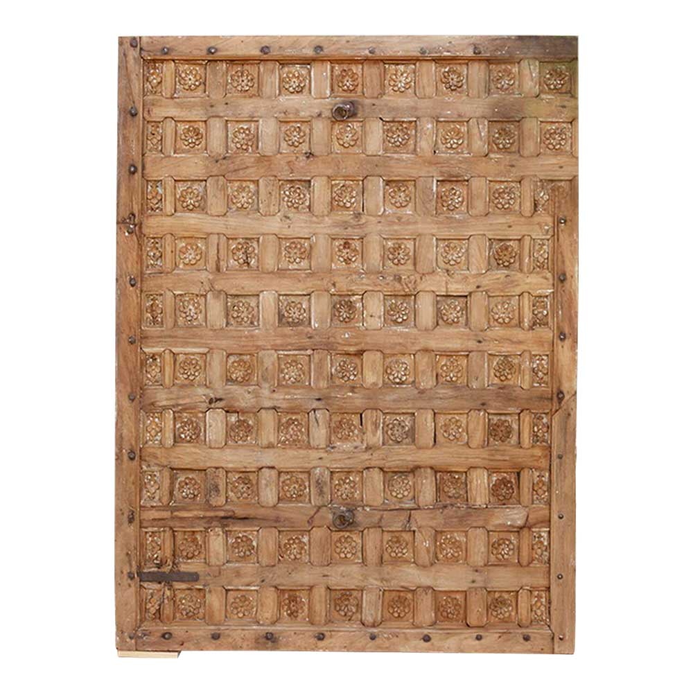 18th C. Bikaner Carved Ceiling Panel~P77701965