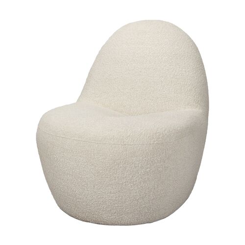 Everly Boucle Accent Chair, Cream Everly Boucle Accent Chair, Cream