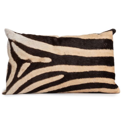 Zebra 22x14 Pillow, Cream / Multi~P77585324
