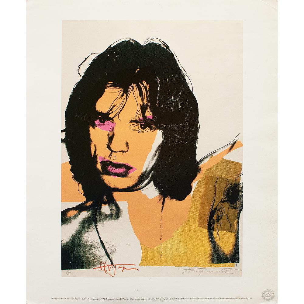 1989 Andy Warhol, Mick Jagger~P77669044