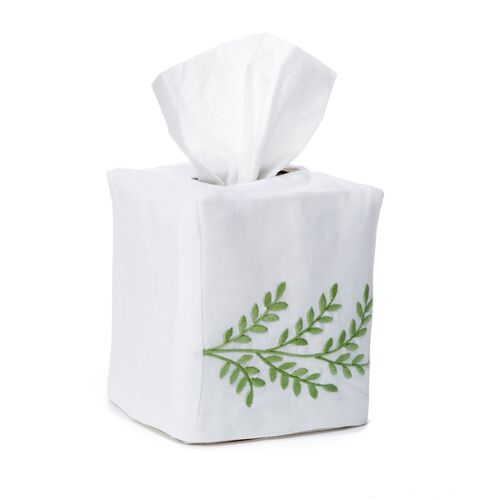 Willow Tissue Box Cover, Green~P77303593