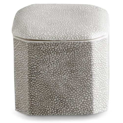 Shagreen Cotton Jar, Gray~P77572398