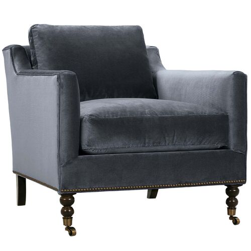 Margot Velvet Accent Chair