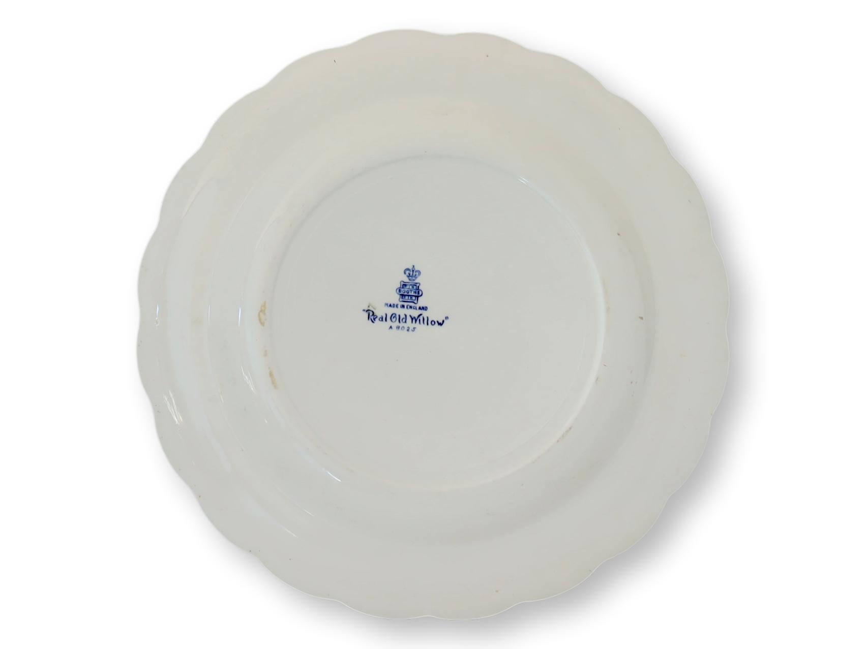 English Blue Willow Dinner Plates, S/8~P77673892