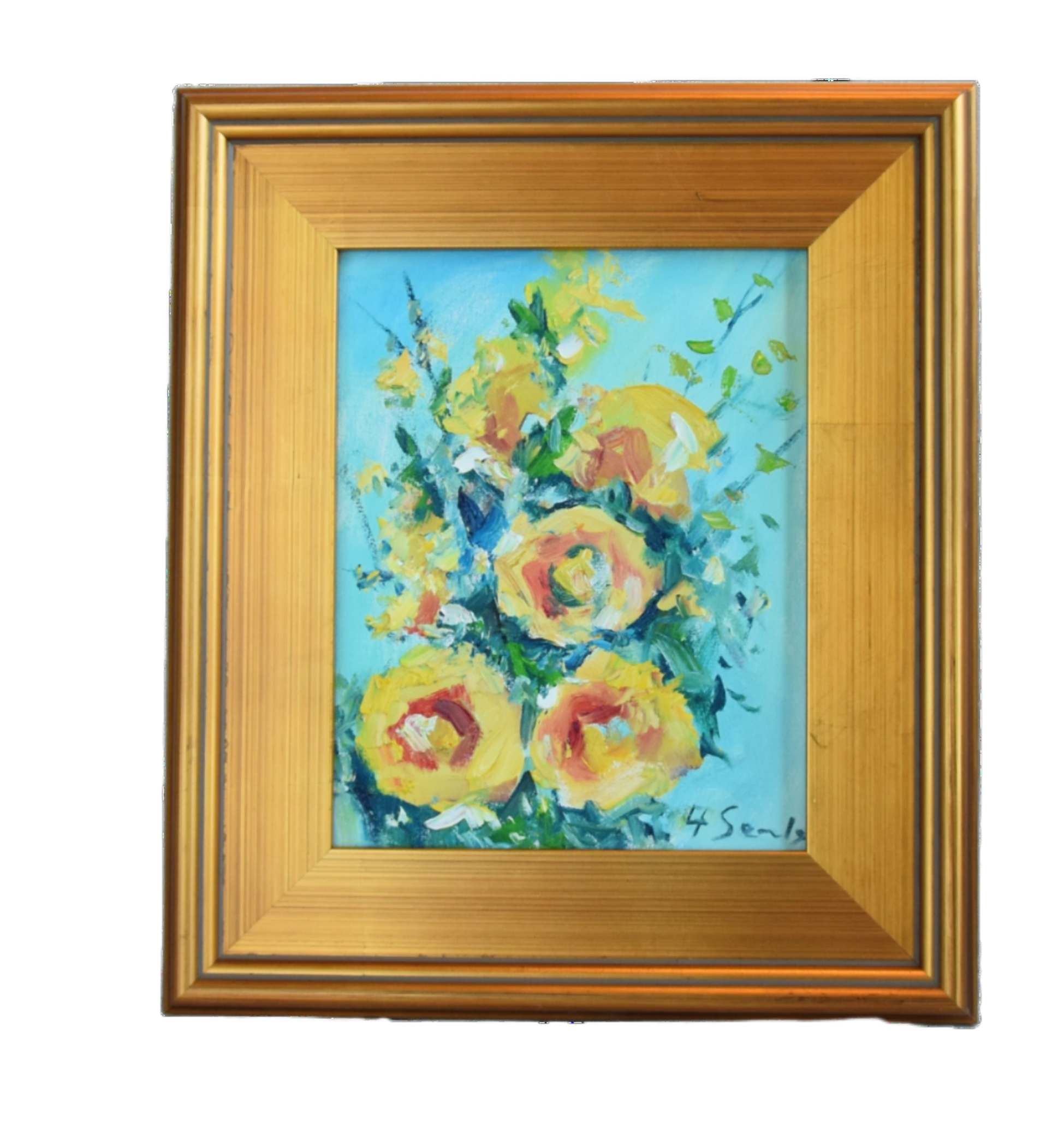Yellow & Orange Bouquet Of Flowers~P77667118
