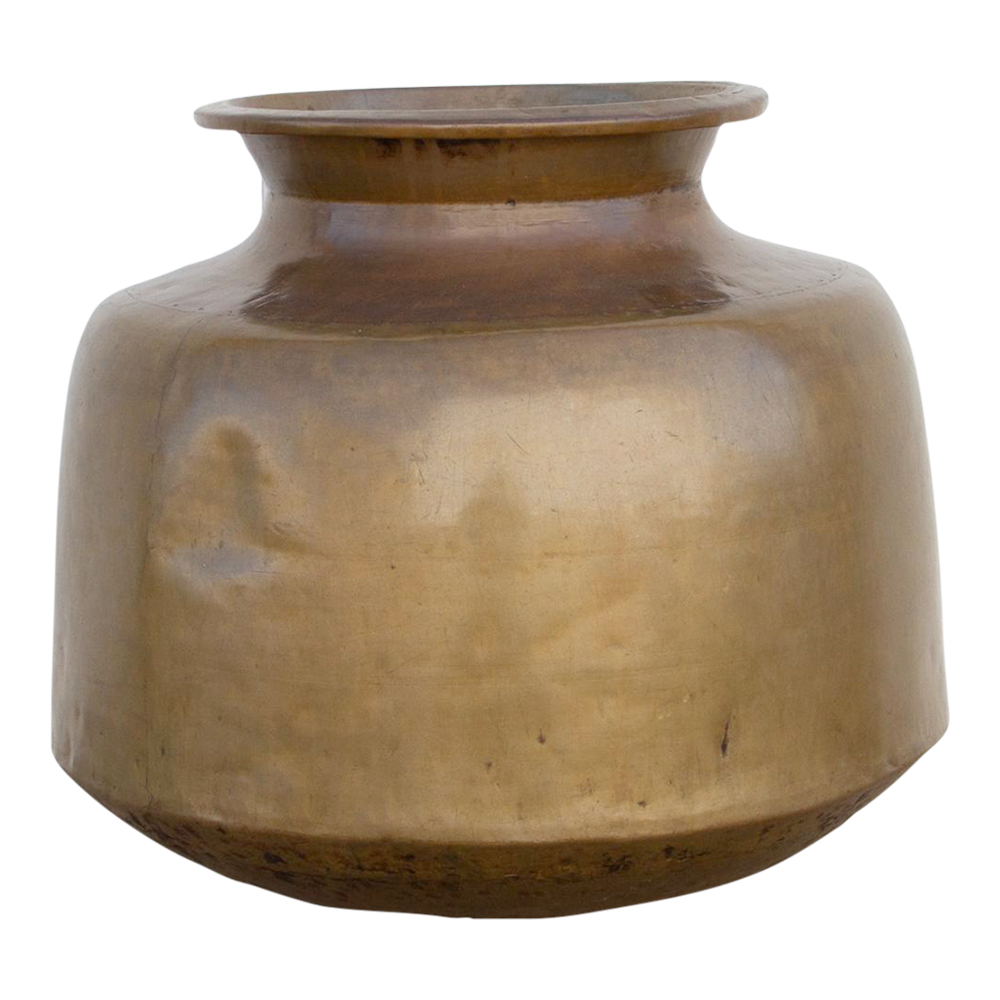 Large Antique Brass Water Pot~P77667546