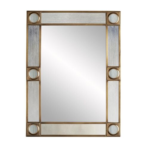Baldwin Wall Mirror, Antiqued Brass~P77497004