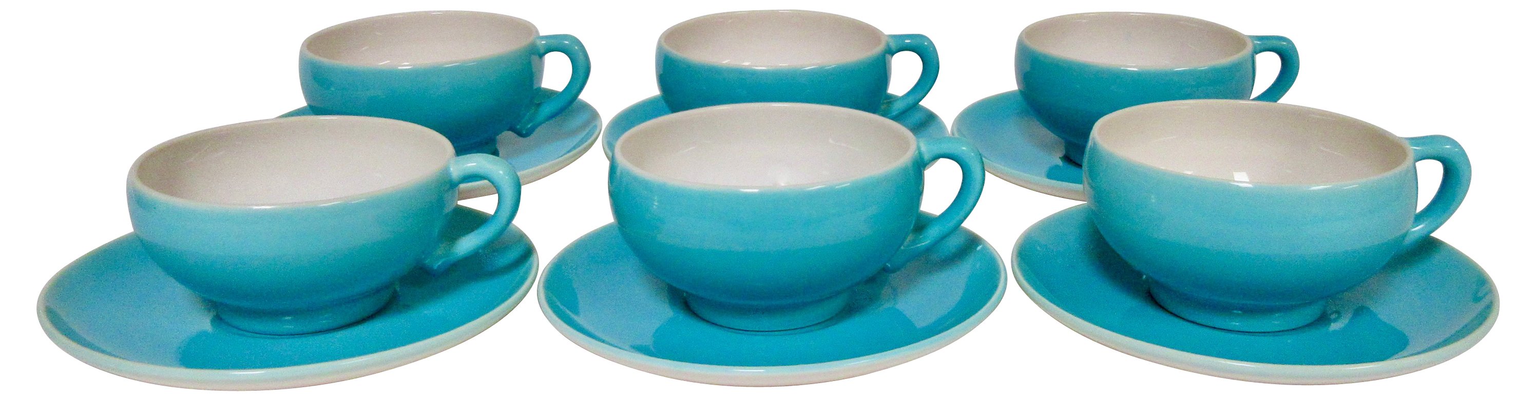 1930s California Pottery Cups & Saucers~P77624834