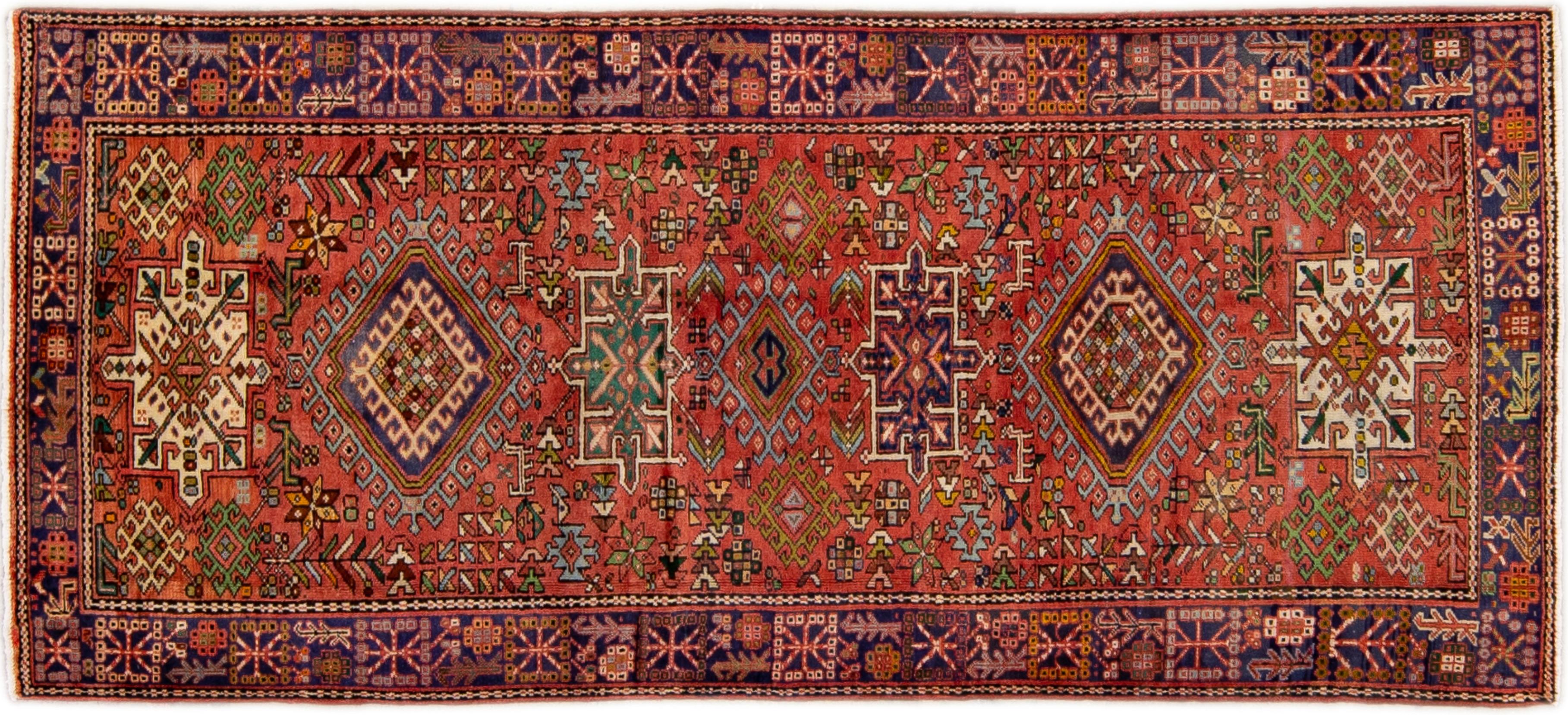 Heriz Persian Red Wool Rug~P77646755