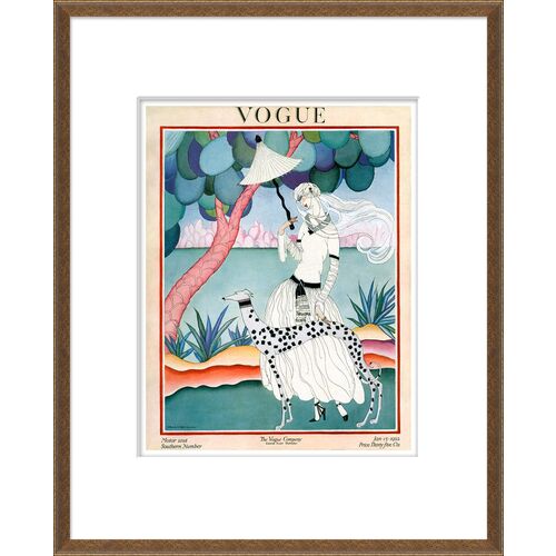 Vogue Magazine Cover, Walking Dog~P77585655