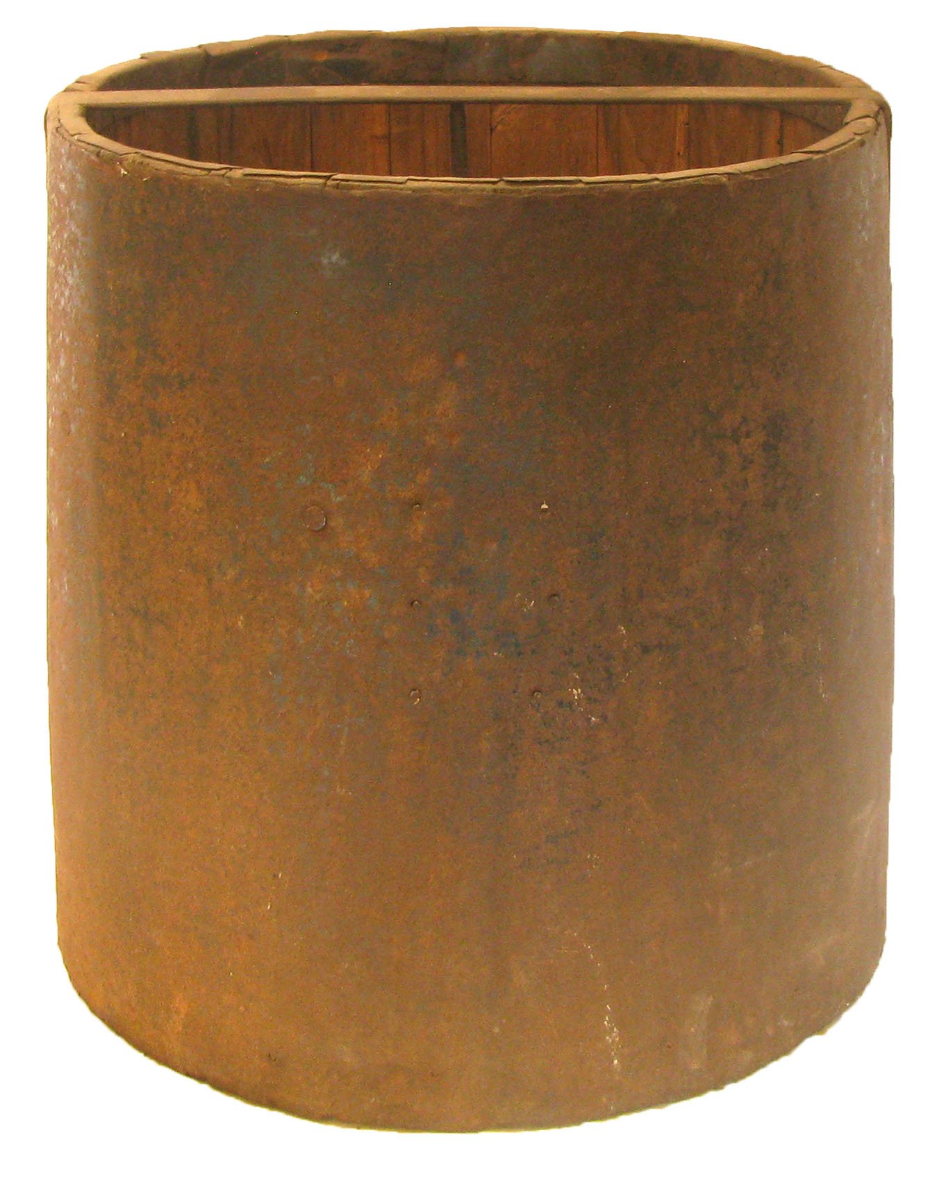 Antique French Wood &Metal Grain Measure~P77600815