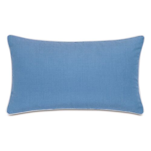 Riley 13x22 Lumbar Outdoor Pillow, Blue~P77617315