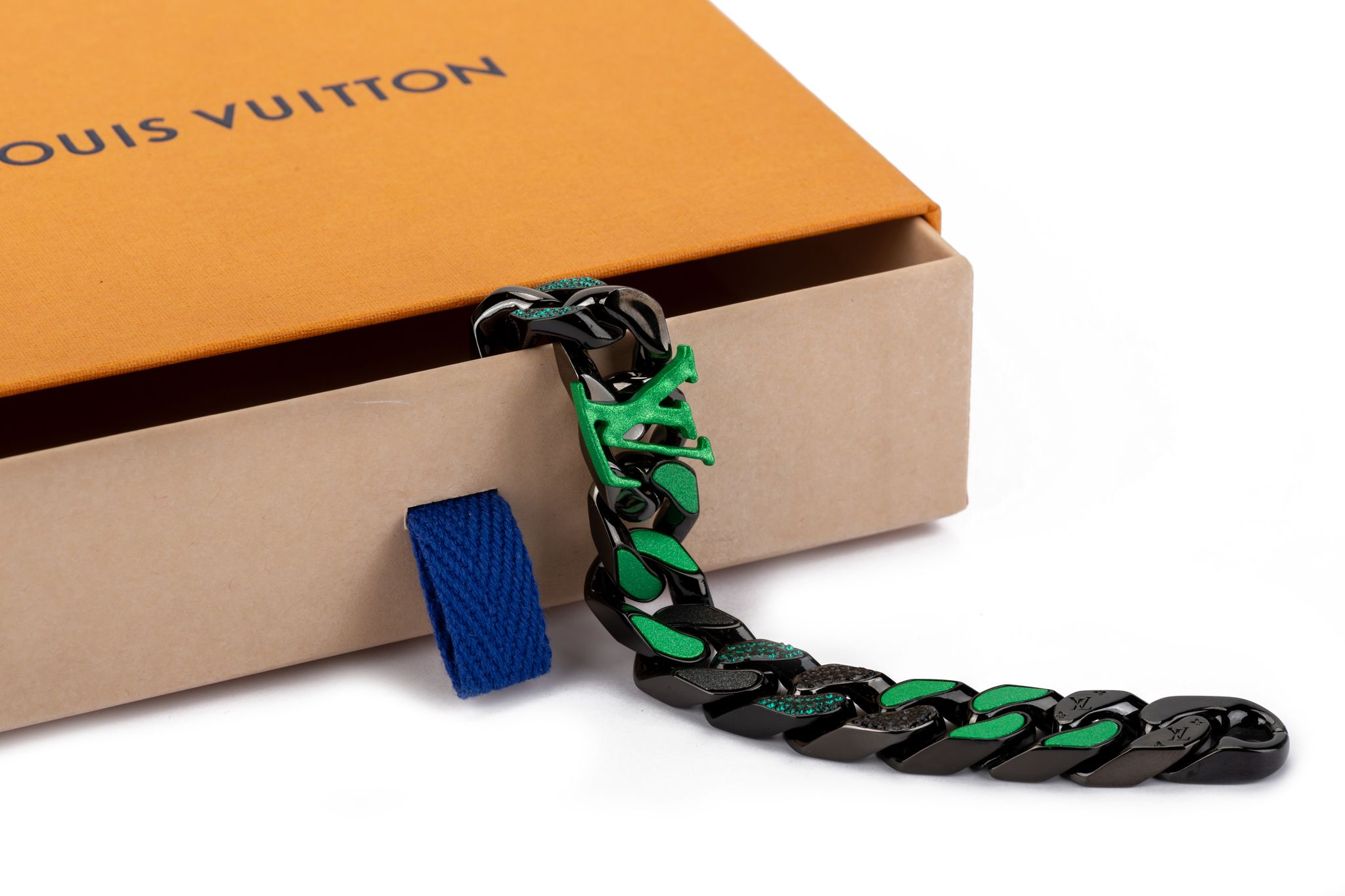 Louis Vuitton Hang It Mascot Virgil Abloh Bracelet 18cm MP286E Free Shipping