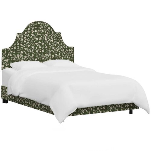 Kennedy Arched Bed, Olive Floral