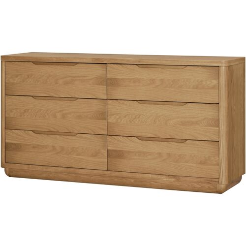 Ruvan 6-drawer Dresser, Brown
