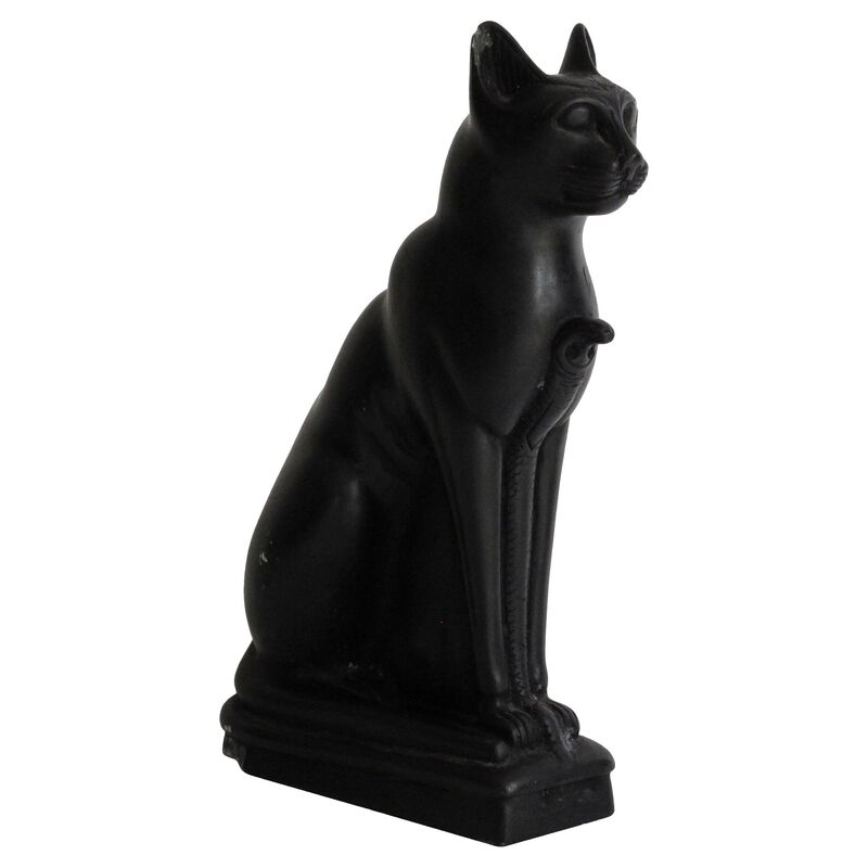 Fig + Stone Designs Egyptian Cat Sculpture One Kings Lane