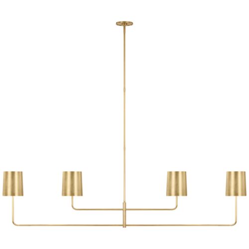 Go Lightly 70" 4-Light Linear Chandelier Go Lightly 70" 4-Light Linear Chandelier