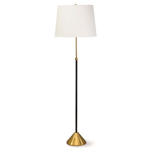 Coastal Living Parasol Floor Lamp, Gold Leaf~P77533855