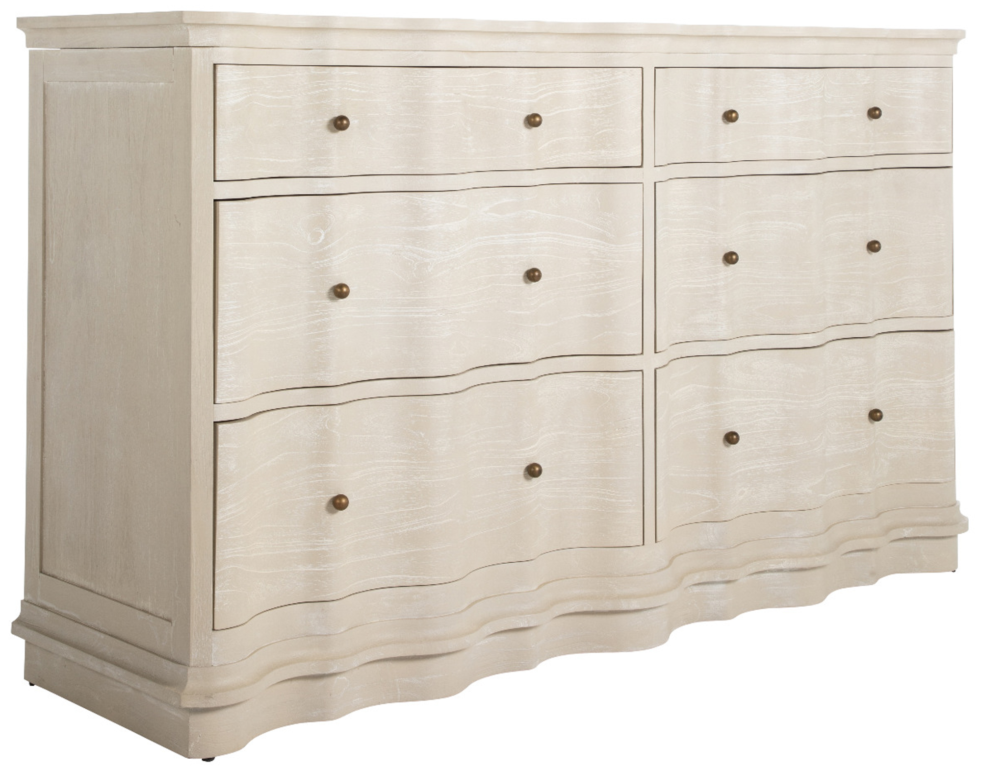 blush pink elegant dress Elegant Dresser With Metal Handle And Sparkling Shiny Decoration, Storage  Cabinet With 6 Drawers For Bedroom, Living Room, White White Mdf Metal main image 0