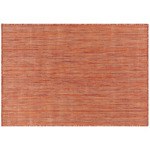 Beach House Solid Outdoor Rug, Rust Beach House Solid Outdoor Rug, Rust~P111124198