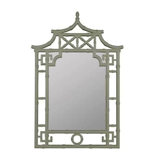Isla Chinoiserie Custom Painted Wall Mirror