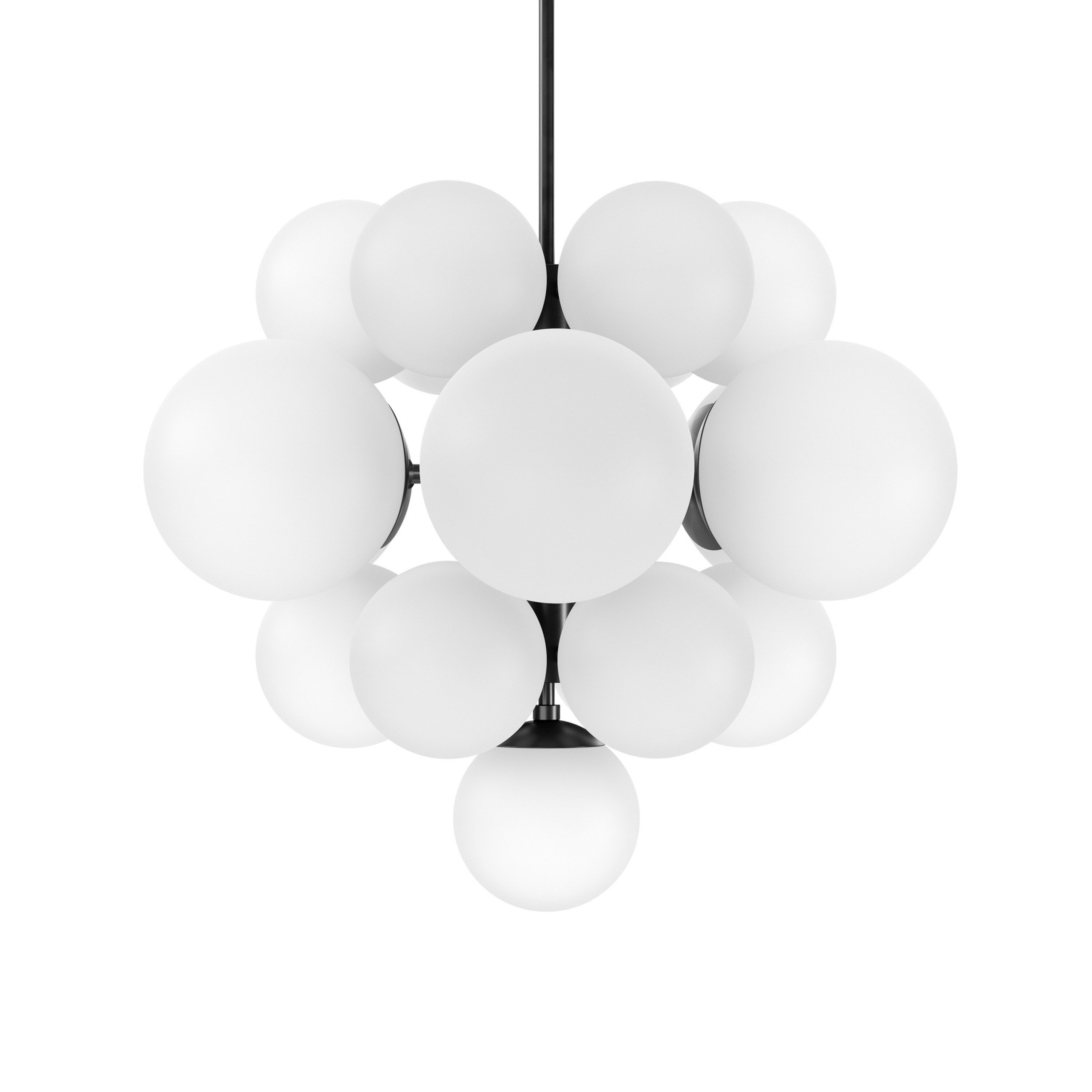 Zephria Hand-Blown Glass Globe Chandelier