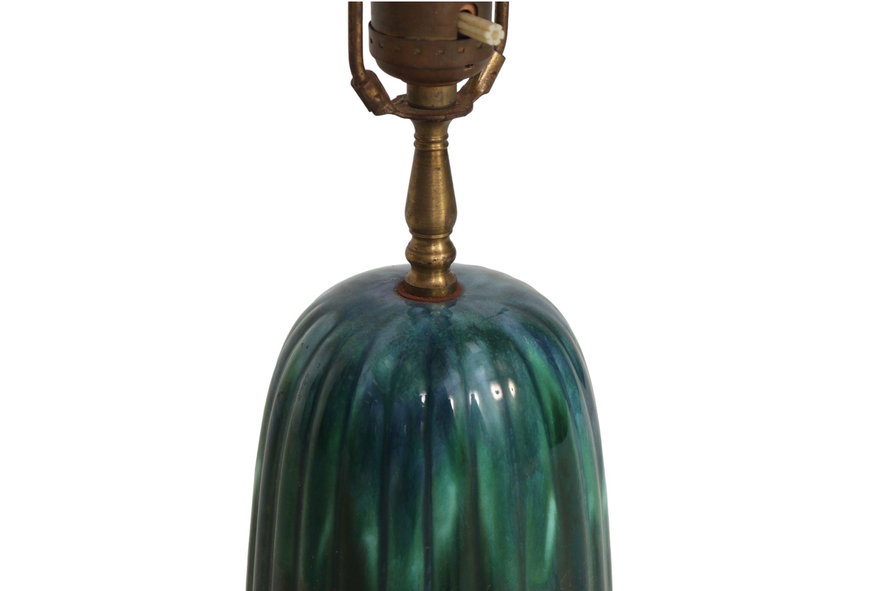 Emerald Green Atomic Style Table Lamp~P77672017