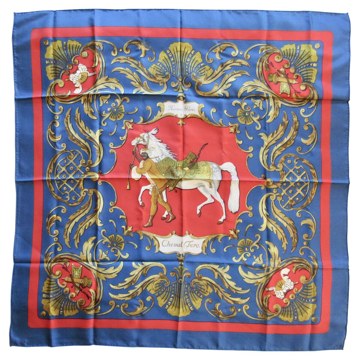 Free Shipping Dhl Express Hermes Silk Scarf Cheval Turc by -  India