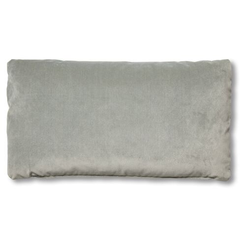 Ada Long Lumbar Pillow, Mineral Velvet~P77483598