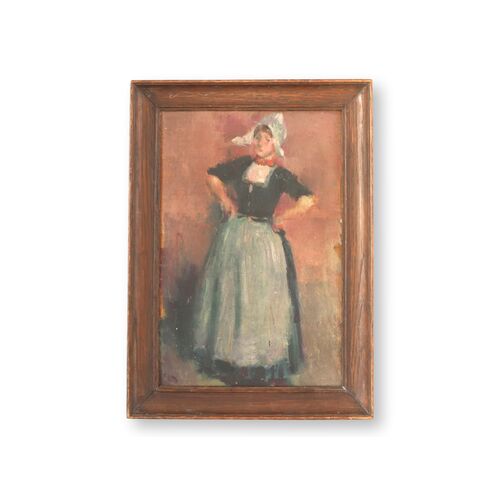 Painting of French Breton Woman
