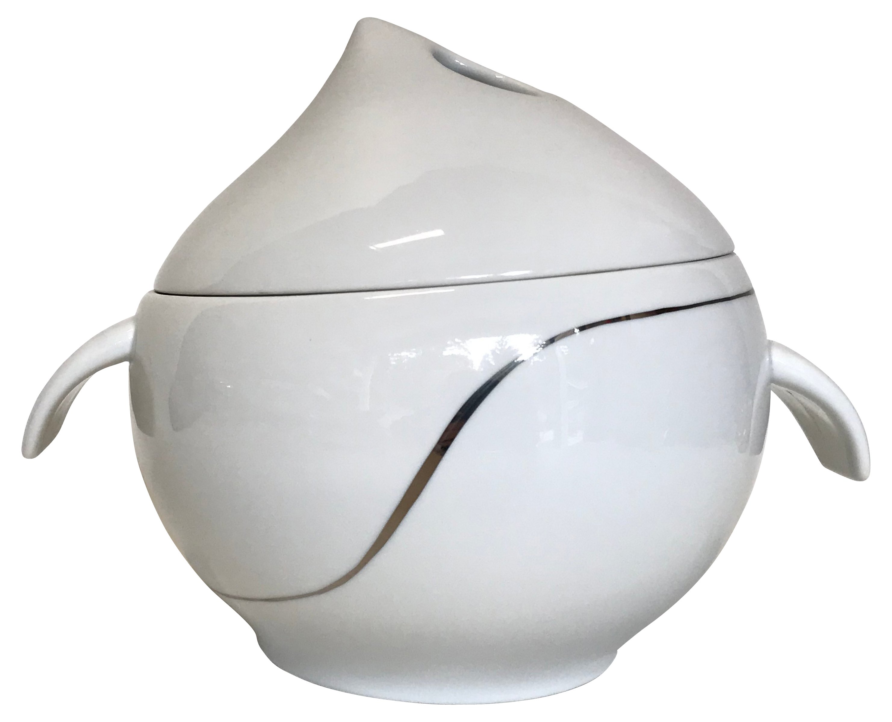 Modernist Porcelain Covered Tureen/Dish~P77565563