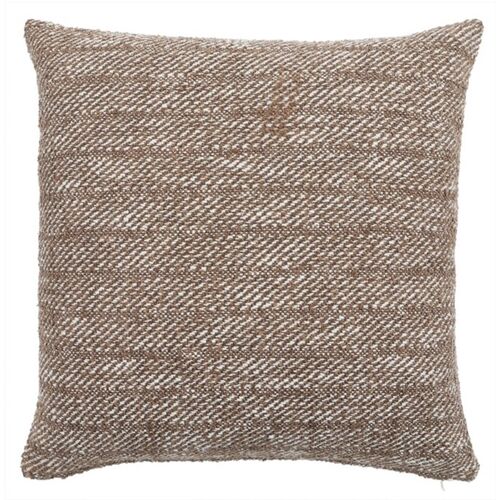 Julianne Herringbone 20" Throw Pillow, Brown Julianne Herringbone 20" Throw Pillow, Brown